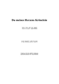 No.2 Du meines Herzens Krönelein: A flat Major by Richard Strauss