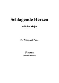 No.2 Schlagende Herzen: B flat Major by Richard Strauss