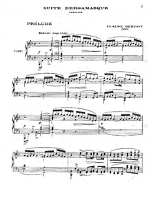 No.1 Prélude: Für Klavier by Claude Debussy