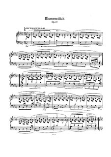 Blumenstück, Op.19: Für Klavier by Robert Schumann