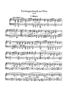 Faschingsschwank aus Wien, Op.26: Für Klavier by Robert Schumann