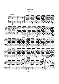 Toccata in C-Dur, Op.7: Für Klavier by Robert Schumann