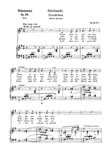 Sechs Gedichte, Op.36: Nr.2 Ständchen by Robert Schumann