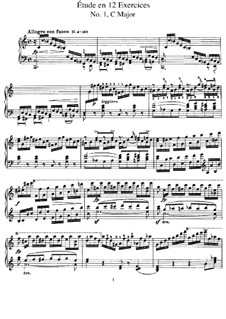 Études d'exécution transcendante, S.136: Etüde Nr.1 by Franz Liszt