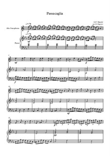 10 Easy Classical Pieces for Alto Saxophone and Piano Vol.3: Passacaglia by Edward MacDowell, Johann Strauss (Sohn), Johannes Brahms, Georg Friedrich Händel, Felix Mendelssohn-Bartholdy, Robert Schumann, Muzio Clementi, Giuseppe Verdi, Anton Rubinstein, Johan Halvorsen