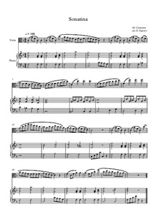 10 Easy Classical Pieces for Viola and Piano Vol.3: Sonatina (In C Major) by Edward MacDowell, Johann Strauss (Sohn), Johannes Brahms, Georg Friedrich Händel, Felix Mendelssohn-Bartholdy, Robert Schumann, Muzio Clementi, Giuseppe Verdi, Anton Rubinstein, Johan Halvorsen