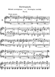 Lyrische Stücke, Op.12: No.6 Norwegian Melody by Edvard Grieg