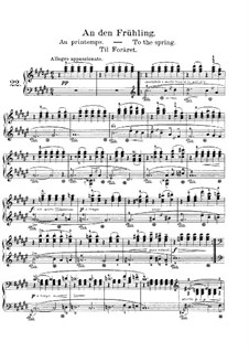 Lyrische Stücke, Op.43: No.6 To Spring by Edvard Grieg