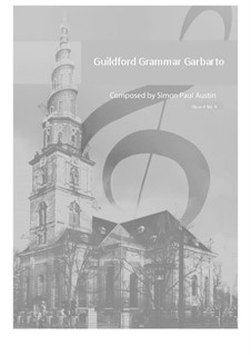 The Godfather Suite, Op.4: No.4 Guildford Grammar Garbato. Solo piano (easy) by Simon Paul Austin