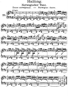 Lyrische Stücke, Op.47: No.4 Halling by Edvard Grieg