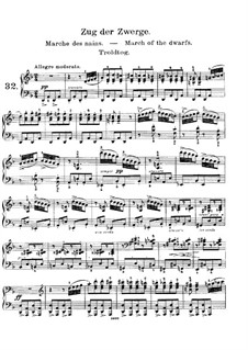 Lyrische Stücke, Op.54: No.3 March of the Dwarfs by Edvard Grieg
