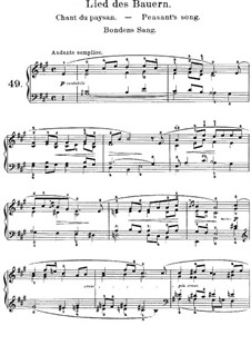 Lyrische Stücke, Op.65: No.2 Peasant's Song by Edvard Grieg
