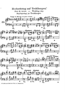 Lyrische Stücke, Op.65: No.6 Wedding Day at Troldhaugen by Edvard Grieg