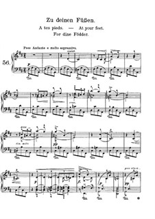 Lyrische Stücke, Op.68: No.3 At Your Feet by Edvard Grieg