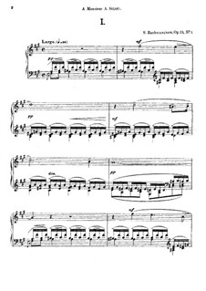 Präludium Nr.1 in fis-Moll: Für Klavier by Sergei Rachmaninoff