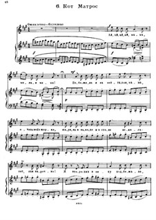 Kinderstube: No.6 The Cat Sailor by Modest Mussorgski