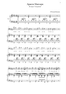 Schneeflöckchen: Arioso of Misgier by Nikolai Rimsky-Korsakov