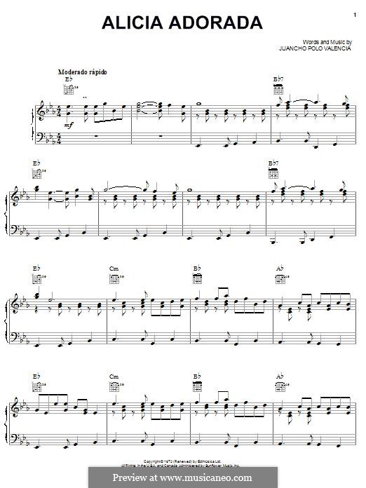 Alicia Adorada: Alicia Adorada by Juancho Polo Valencia