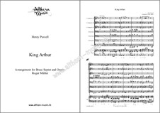 König Arthur oder Britanniens Würde, Z.628: Selected Themes, for wind ensemble by Henry Purcell