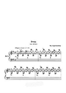 Etüde Nr.8: Für Klavier by Johann Friedrich Burgmüller