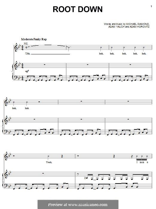 Root Down (Beastie Boys): Root Down (Beastie Boys) by Adam Horovitz, Adam Yauch, Michael Diamond