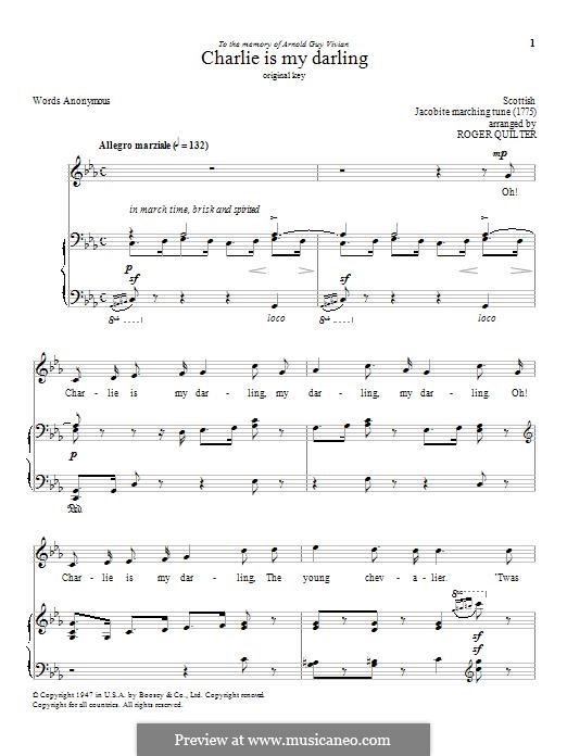 Charlie Is My Darling: Für Stimme und Klavier by folklore