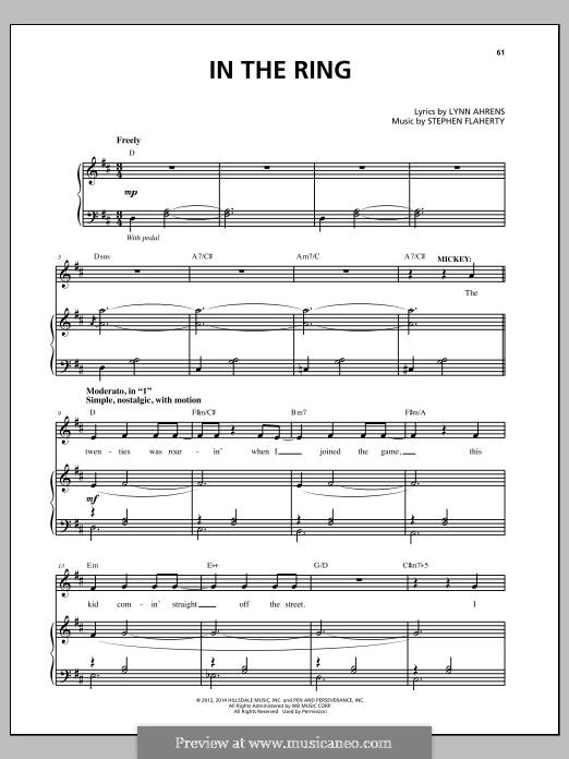 In The Ring: In The Ring by Lynn Ahrens,  