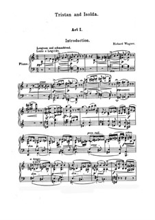 Vollständiger Oper: Klavierauszug mit Singstimmen by Richard Wagner