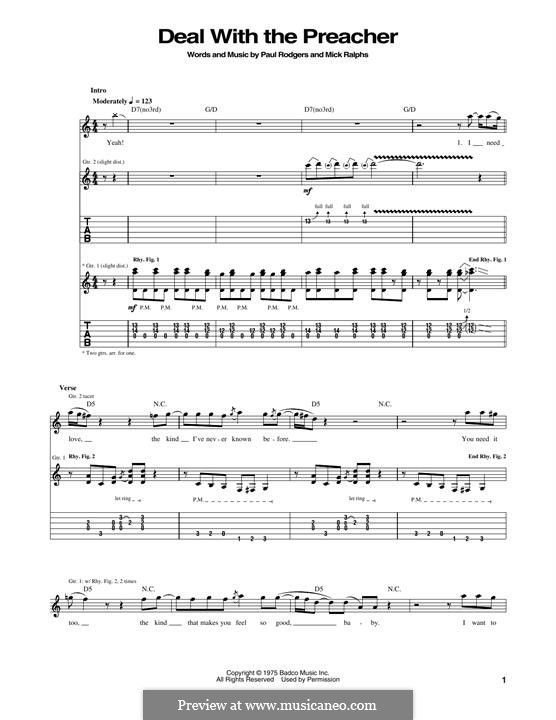 Deal With The Preacher (Bad Company): Deal With The Preacher (Bad Company) by Mick Ralphs, Paul Rodgers