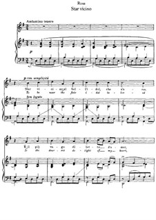 Star vicino: Für Stimme und Klavier by Salvator Rosa