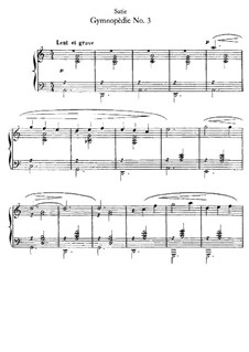 Nr.3: Für Klavier by Erik Satie