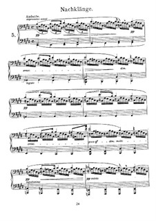 Sechs Lieder ohne Worte: Nr.5 Nachklänge by Georges Bizet
