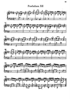 Präludium und Fuge Nr.12 in f-Moll, BWV 881: Für Klavier by Johann Sebastian Bach