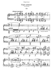 Transkriptionen über Themen von Rossini, S.553: No.1 Air du Stabat Mater by Franz Liszt