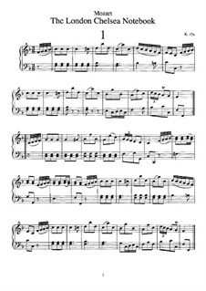 The London Notebook: Für Klavier by Wolfgang Amadeus Mozart