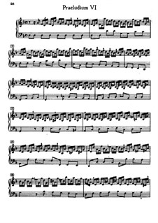 Präludium und Fuge Nr.6 in d-Moll, BWV 851: Für Klavier by Johann Sebastian Bach