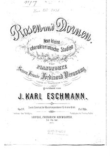Rosen und Dornen, Op.25: Studie Nr.1 by Johann Carl Eschmann