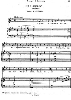Songs and Romances (Book I), Nos.24-50: No.49 by Alexander Sergeyevich Dargomyschski