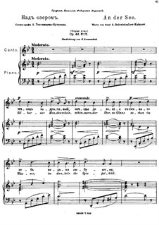 Sechs Romanzen, Op.44: Nr.5 An der See by Anton Arenski