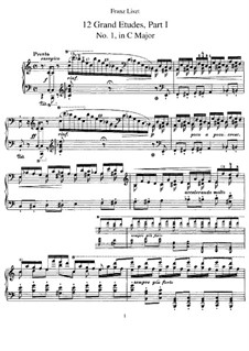 Études d'exécution transcendante, S.139: Nr.1-6 by Franz Liszt