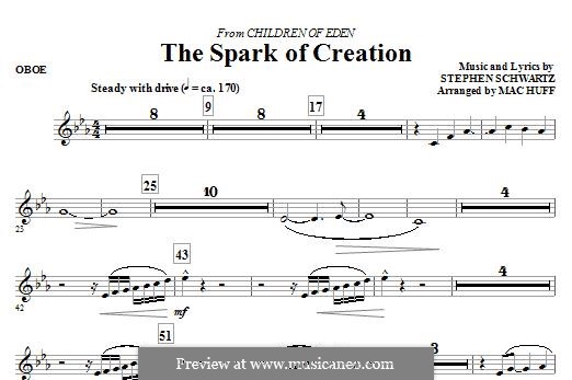 The Spark of Creation (from Children of Eden): Oboenstimme by Stephen Schwartz