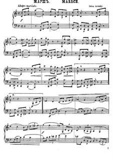 Sechs Kanonische Stücke, Op.1: Nr.3 Marsch by Anton Arenski