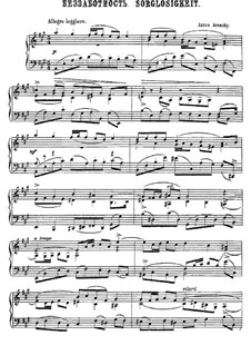 Sechs Kanonische Stücke, Op.1: Nr.4 Sorglosigkeit by Anton Arenski