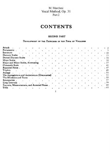 Theoretische und praktische Gesangsmethodik, Op.31: Teil II by Mathilde Marchesi