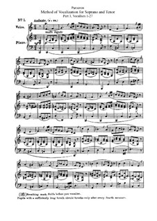 Methode der Vokalisation für Sopran und Tenor: Teil III by Auguste-Matthieu Panseron