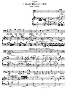 O Gnade! Hoechstes Heil: Für Stimme und Klavier by Richard Wagner