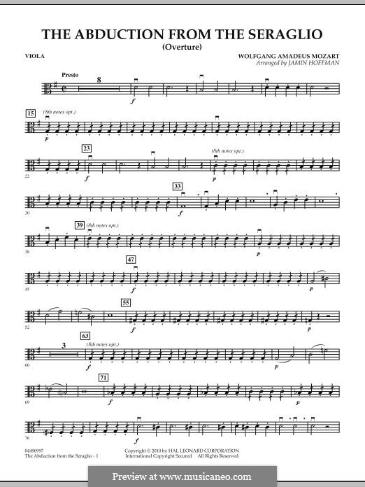 Ouvertüre: Violastimme by Wolfgang Amadeus Mozart