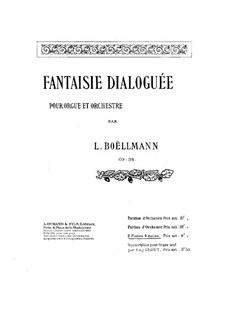 Fantaisie dialoguée, Op.35: Fantaisie dialoguée by Léon Boëllmann