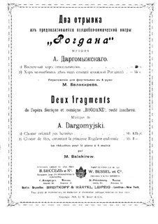 Rogdana. Zwei Chöre: Rogdana. Zwei Chöre by Alexander Sergeyevich Dargomyschski