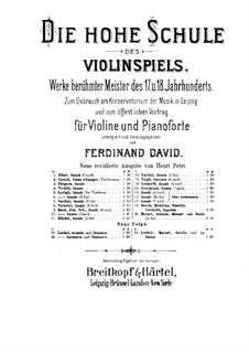 Sonate für Violine und Basso Continuo Nr.3, Op.9: Sarabande und Tambourin – Solo Stimme by Jean-Marie Leclair